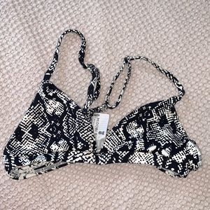 Midori Snakeskin Racerback Top